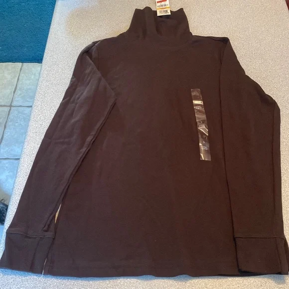 NWT Karen Scott Turtleneck: Brown! - Picture 1 of 3